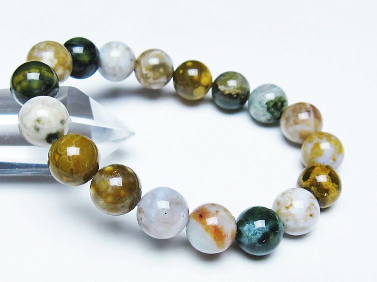 オーシャンジャスパー ブレスレット 12mm [t153-3412] 1枚目
