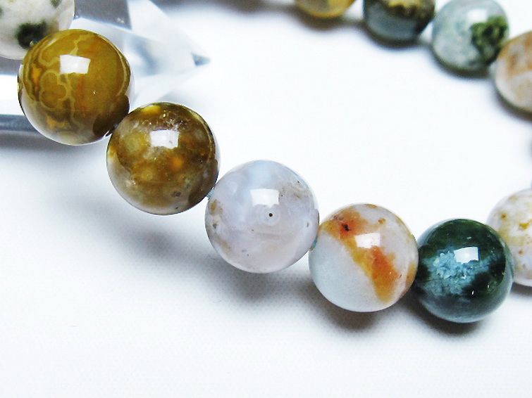 オーシャンジャスパー ブレスレット 12mm [t153-3412] 3枚目