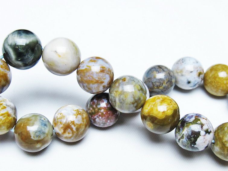 オーシャンジャスパー ブレスレット 12mm [T153-3413] 2枚目