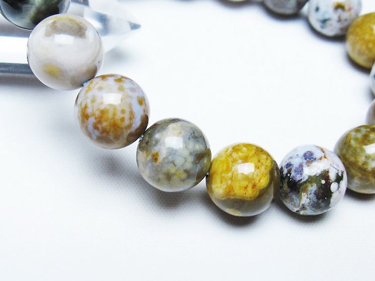 オーシャンジャスパー ブレスレット 12mm [T153-3413] 3枚目