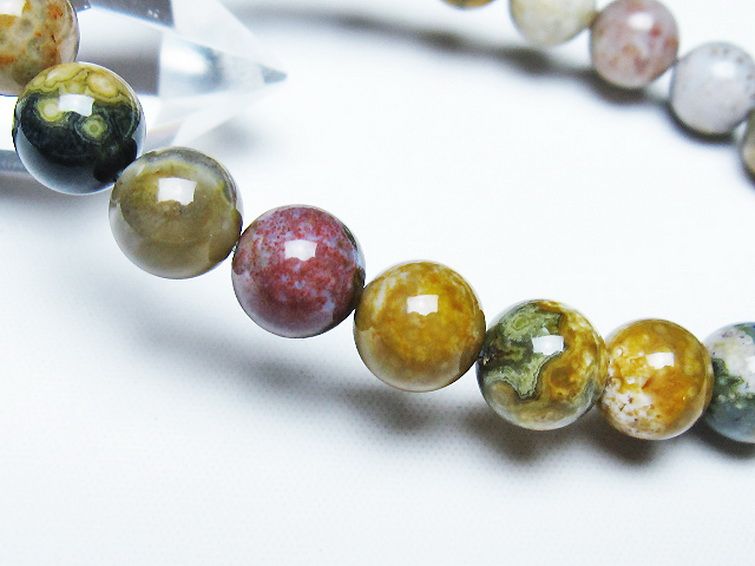 オーシャンジャスパー ブレスレット 9mm [T153-3427] 3枚目