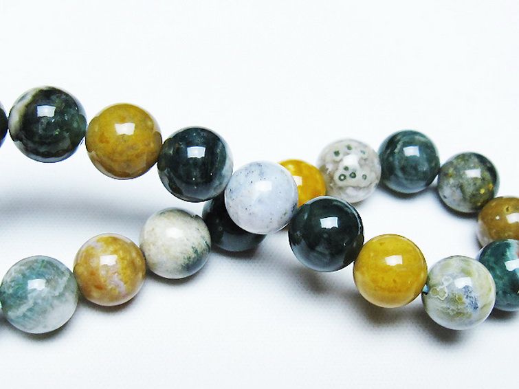 オーシャンジャスパー ブレスレット 9mm [t153-3438] 2枚目