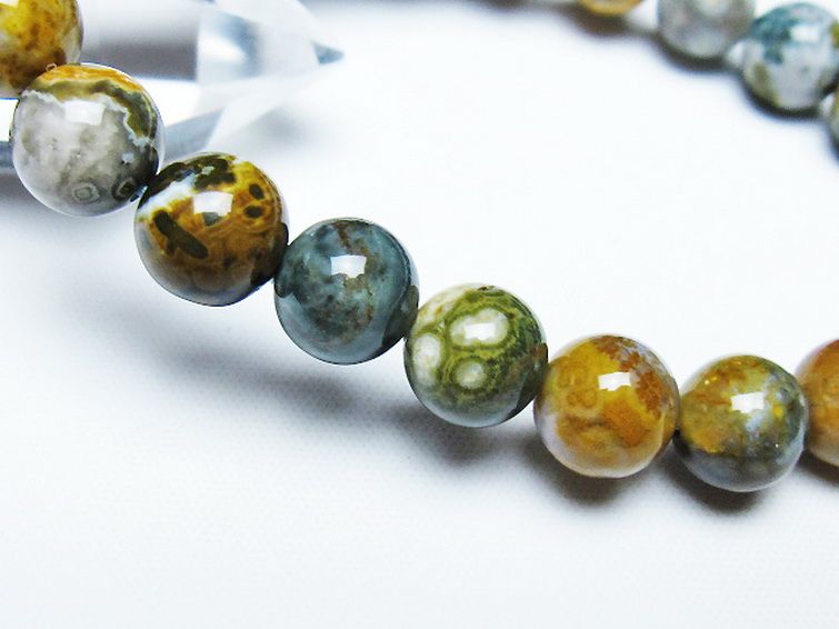 オーシャンジャスパー ブレスレット 9mm [t153-3439] 3枚目