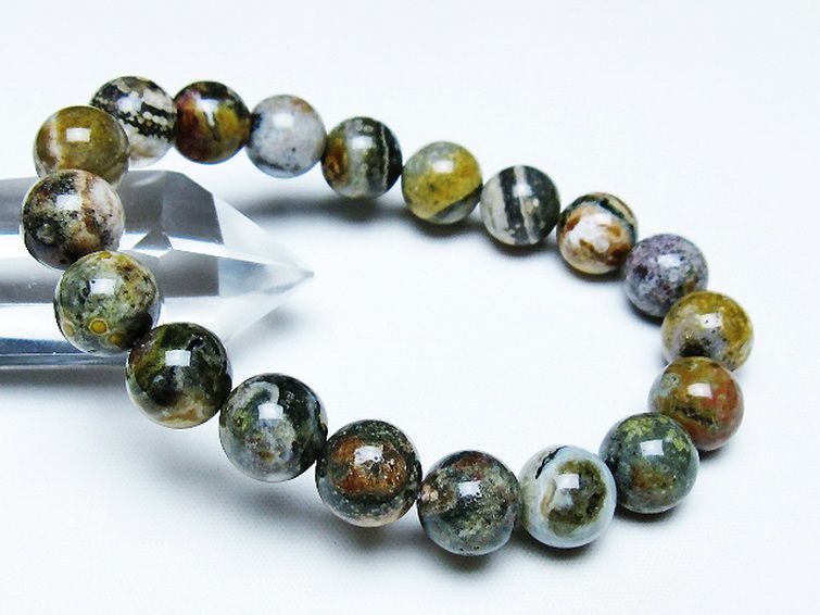 オーシャンジャスパー ブレスレット 11mm [T153-3441] 1枚目