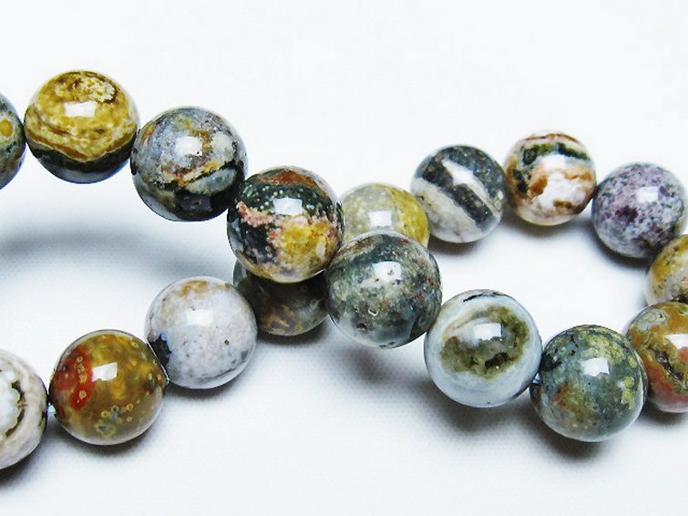 オーシャンジャスパー ブレスレット 11mm [T153-3441] 2枚目