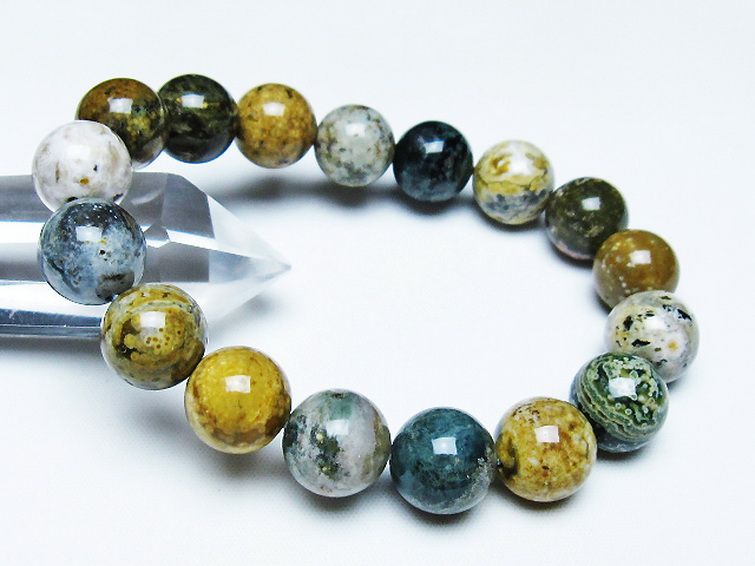 オーシャンジャスパー ブレスレット 13mm [T153-3444] 1枚目