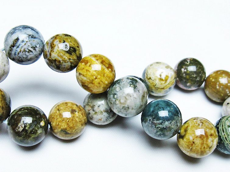 オーシャンジャスパー ブレスレット 13mm [T153-3444] 2枚目