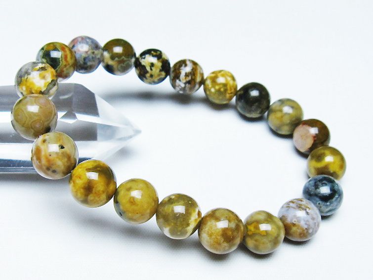 オーシャンジャスパー ブレスレット 10mm [T153-3449] 1枚目