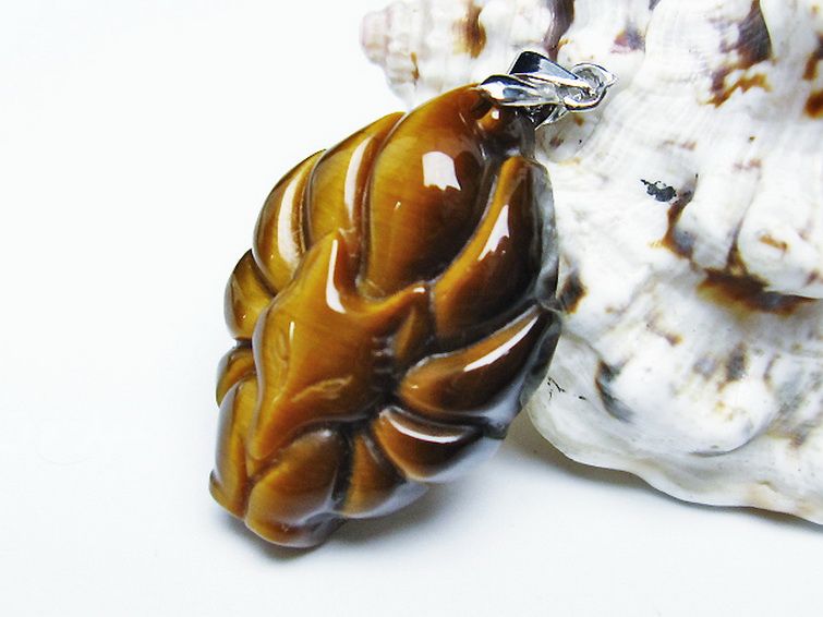 タイガーアイ ペンダント [T157-2857] 3枚目