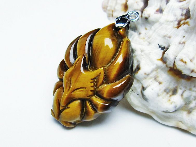 タイガーアイ ペンダント [t157-2863] 3枚目