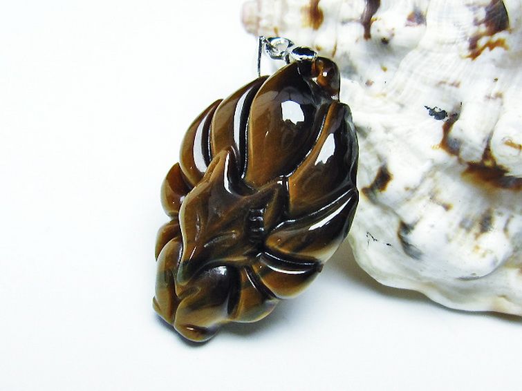 タイガーアイ ペンダント [T157-2919] 3枚目