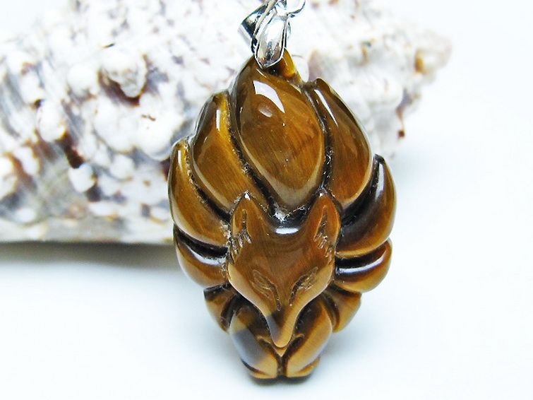 タイガーアイ ペンダント [t157-3027] 2枚目