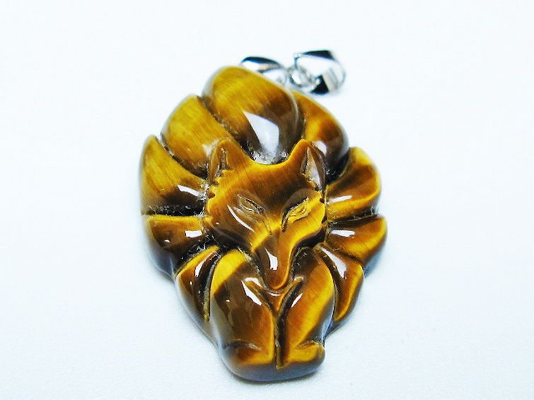 タイガーアイ ペンダント [t157-3027] 3枚目