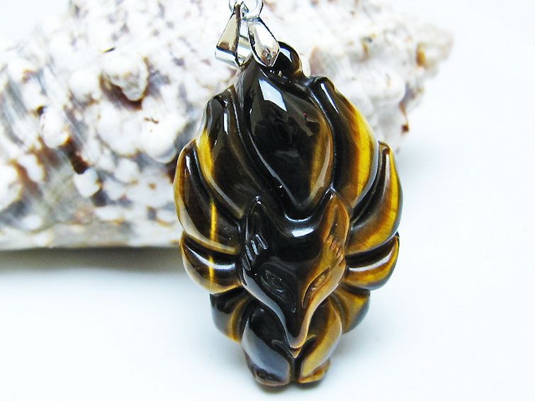 タイガーアイ ペンダント [t157-3038] 2枚目