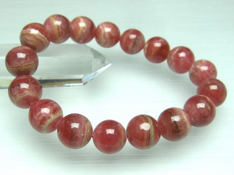 インカローズ ロードクロサイト ブレスレット 13mm [T16-10060] 1枚目