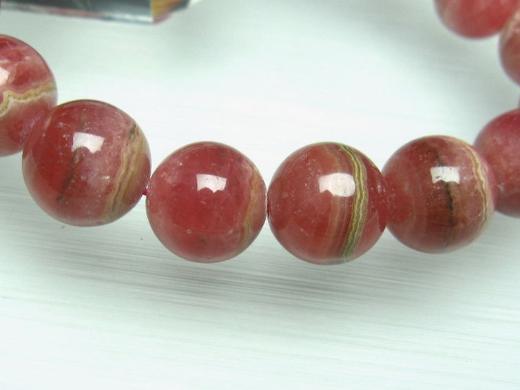 インカローズ ロードクロサイト ブレスレット 13mm [T16-10060] 3枚目