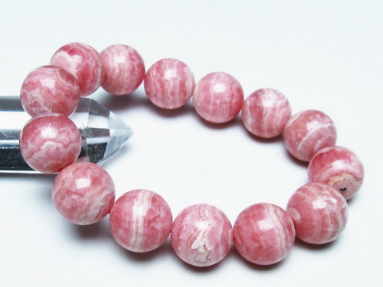 インカローズ ロードクロサイト ブレスレット 17mm [T16-14589] 1枚目