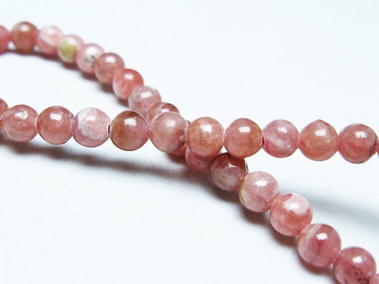 インカローズ ロードクロサイト ブレスレット 4mm [T16-15369] 2枚目