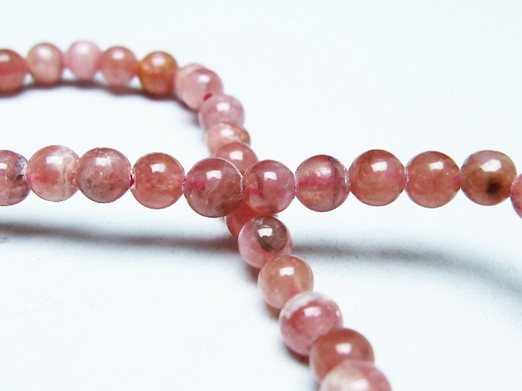 インカローズ ロードクロサイト ブレスレット 4mm [T16-15371] 2枚目