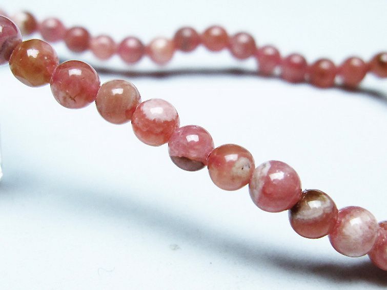 インカローズ ロードクロサイト ブレスレット 4mm [T16-15371] 3枚目