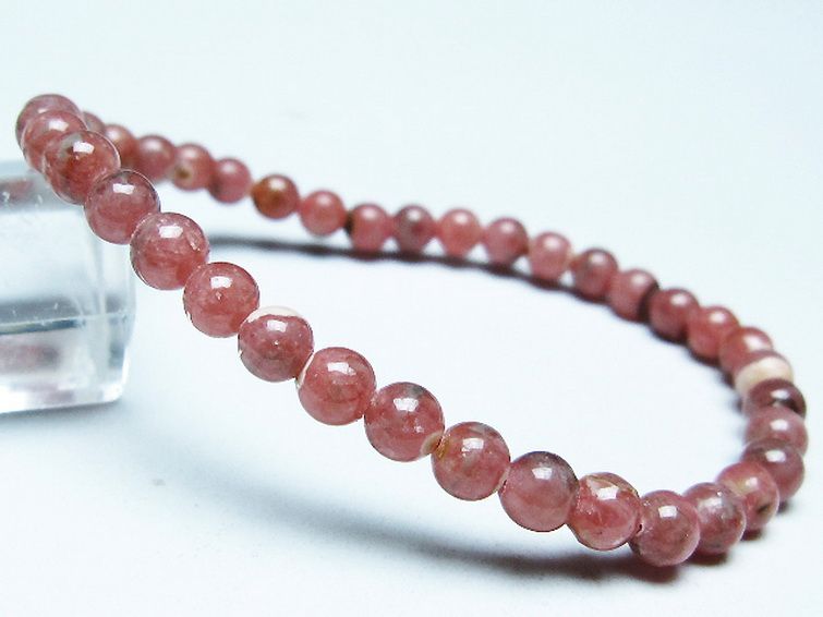 インカローズ ロードクロサイト ブレスレット 5mm [T16-15374] 1枚目