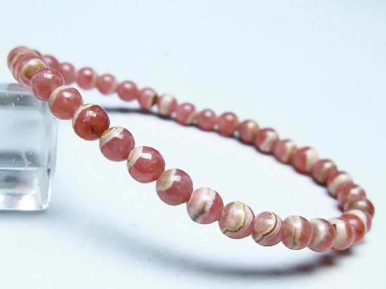 インカローズ ロードクロサイト ブレスレット 5mm [T16-15412] 1枚目