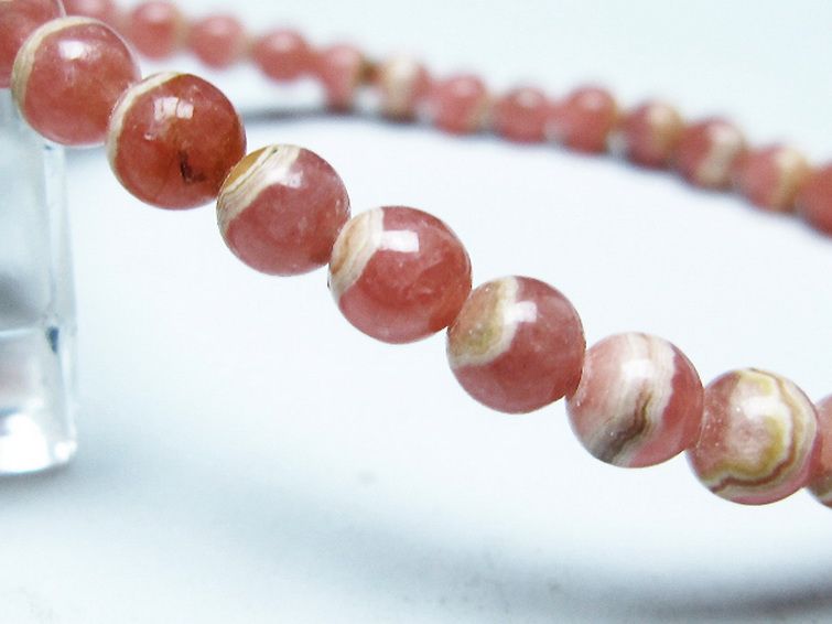 インカローズ ロードクロサイト ブレスレット 5mm [T16-15412] 3枚目