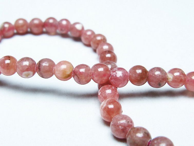 インカローズ ロードクロサイト ブレスレット 4mm [T16-15420] 2枚目