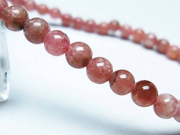 インカローズ ロードクロサイト ブレスレット 4mm [T16-15420] 3枚目