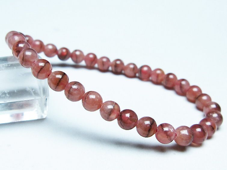 インカローズ ロードクロサイト ブレスレット 6mm [T16-15430] 1枚目