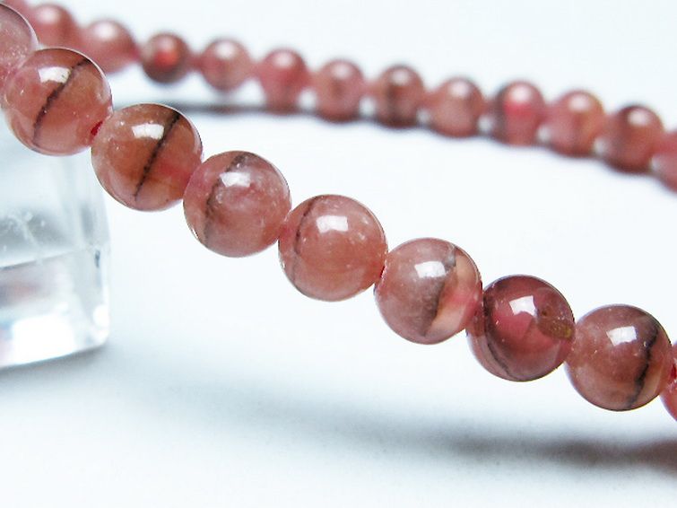 インカローズ ロードクロサイト ブレスレット 6mm [T16-15430] 3枚目