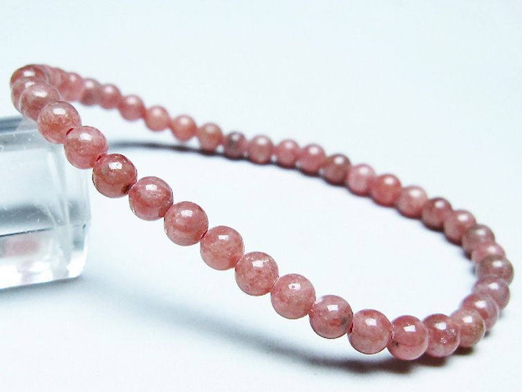 インカローズ ロードクロサイト ブレスレット 5mm [T16-15432] 1枚目