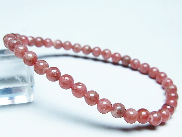 インカローズ ロードクロサイト ブレスレット 5mm [T16-15467] 1枚目