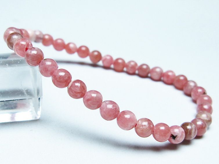 インカローズ ロードクロサイト ブレスレット 5mm [T16-15470] 1枚目