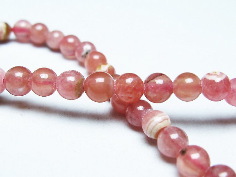 インカローズ ロードクロサイト ブレスレット 4mm [T16-15479] 2枚目