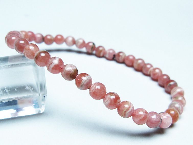 インカローズ ロードクロサイト ブレスレット 5mm [t16-15566] 1枚目