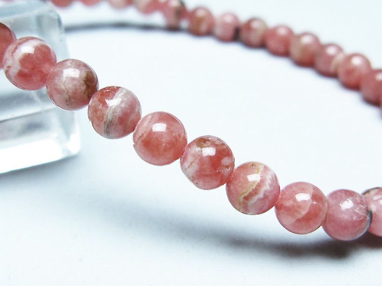 インカローズ ロードクロサイト ブレスレット 5mm [t16-15566] 3枚目