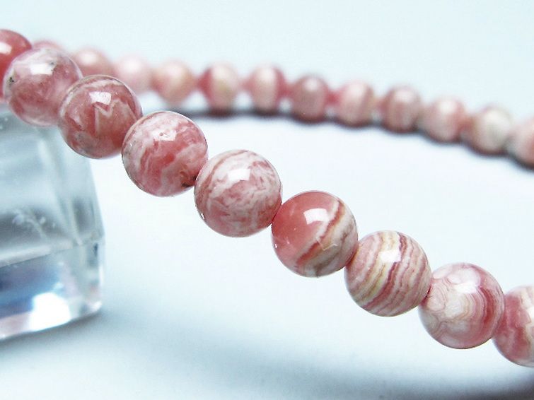 インカローズ ロードクロサイト ブレスレット 5mm [t16-15584] 3枚目