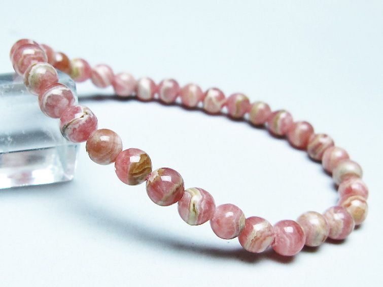 インカローズ ロードクロサイト ブレスレット 5mm [T16-15585] 1枚目