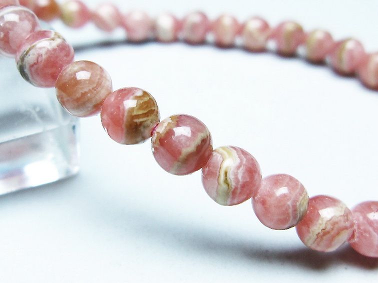 インカローズ ロードクロサイト ブレスレット 5mm [T16-15585] 3枚目