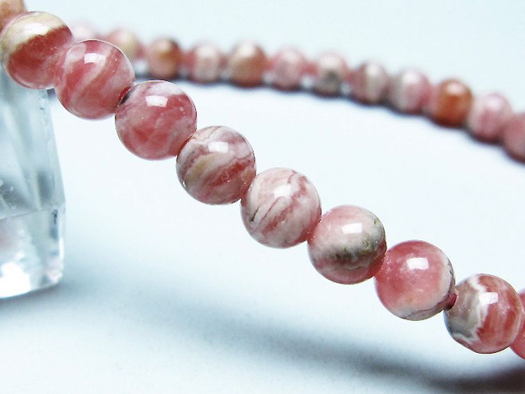 インカローズ ロードクロサイト ブレスレット 5mm [T16-15593] 3枚目