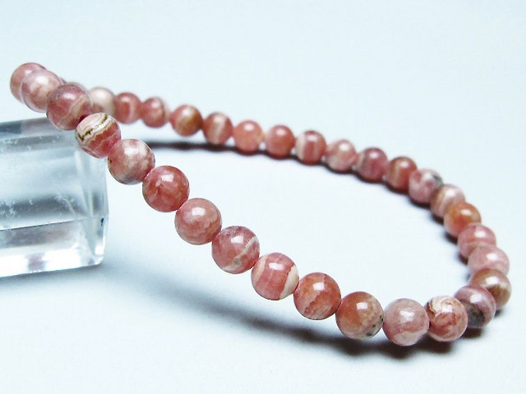 インカローズ ロードクロサイト ブレスレット 5mm [T16-15595] 1枚目