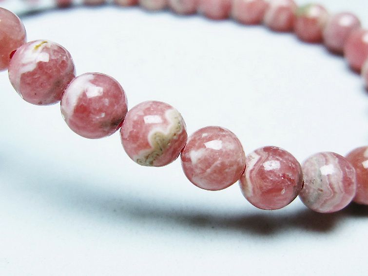 インカローズ ロードクロサイト ブレスレット 6mm [t16-15600] 3枚目