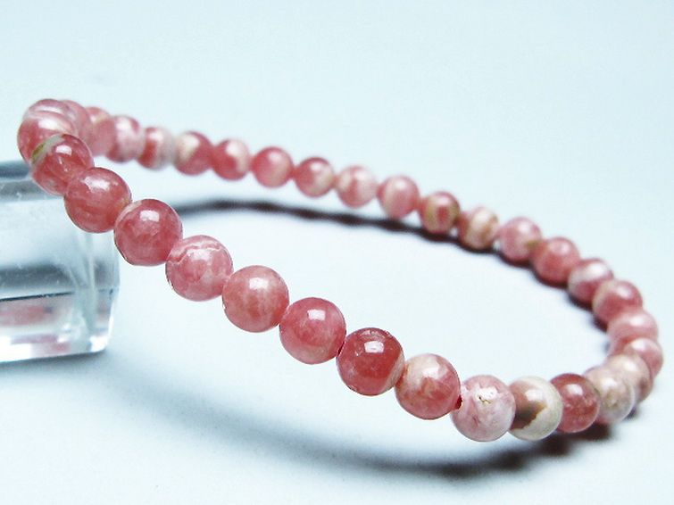 インカローズ ロードクロサイト ブレスレット 6mm [T16-15614] 1枚目