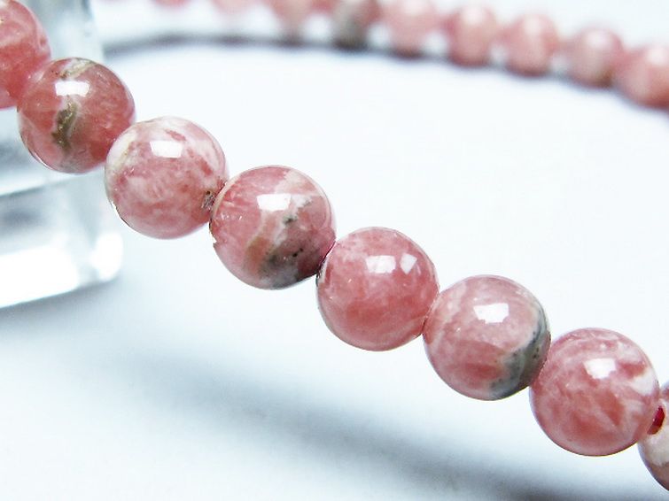 インカローズ ロードクロサイト ブレスレット 5mm [T16-15618] 3枚目