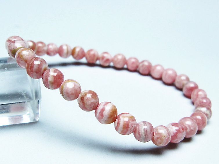 インカローズ ロードクロサイト ブレスレット 6mm [t16-15619] 1枚目