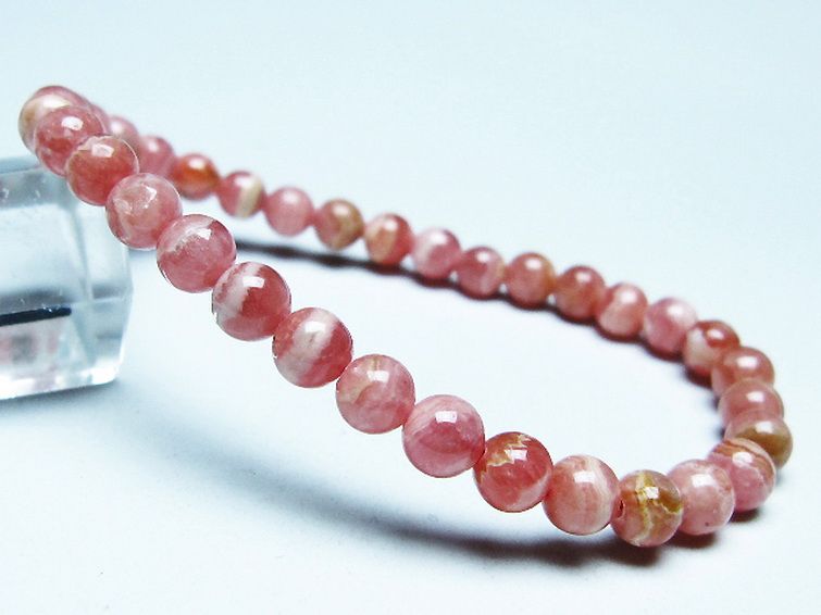 インカローズ ロードクロサイト ブレスレット 5mm [T16-15635] 1枚目