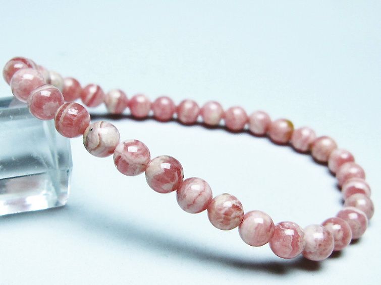 インカローズ ロードクロサイト ブレスレット 5mm [T16-15638] 1枚目