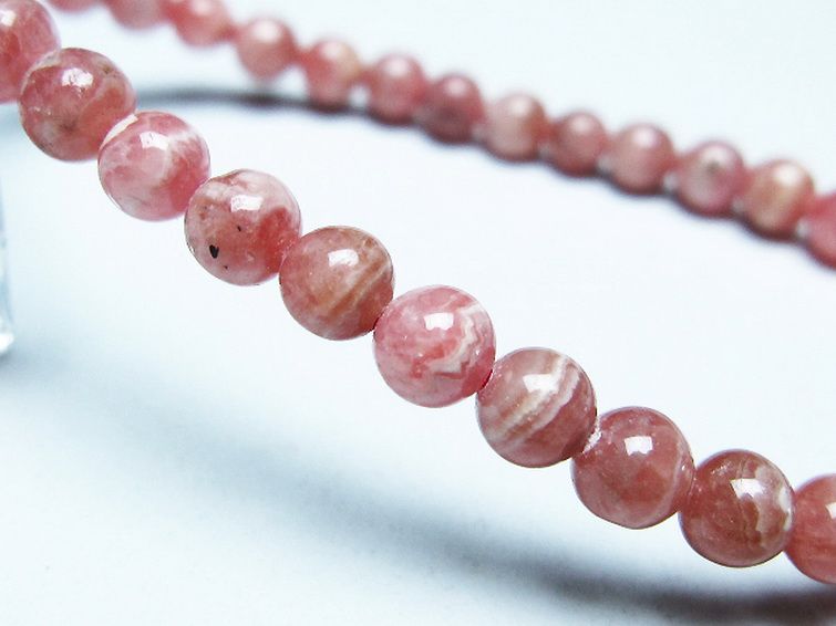 インカローズ ロードクロサイト ブレスレット 5mm [t16-15658] 3枚目