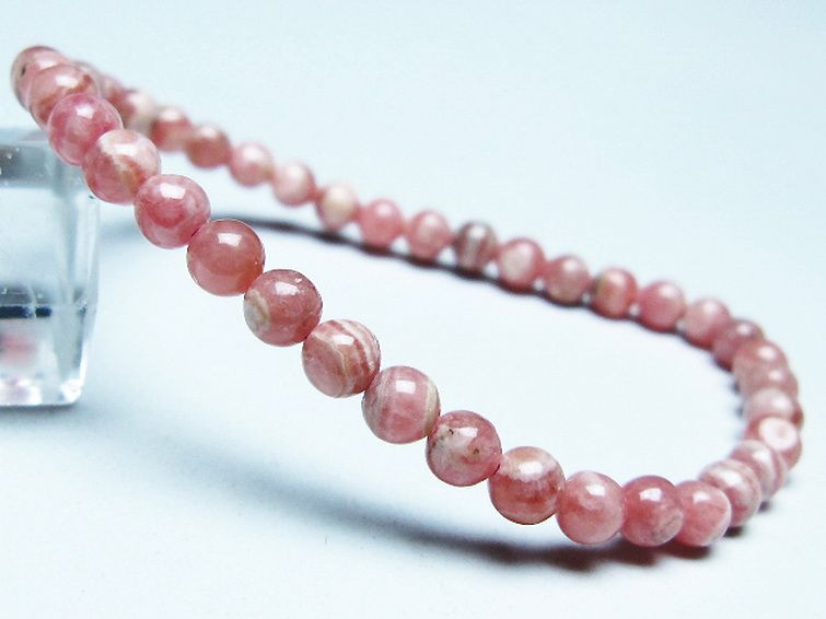 インカローズ ロードクロサイト ブレスレット 5mm [t16-15659]